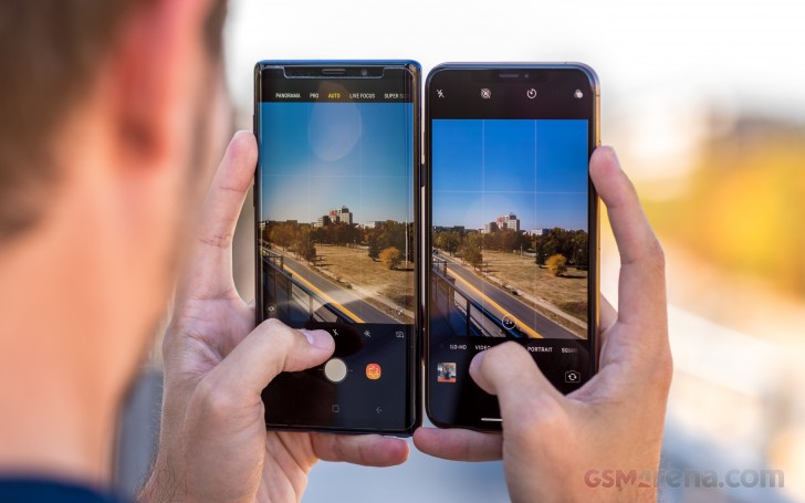 Apple iPhone XS Max vs. Samsung Galaxy Note9 camera comparison