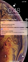 Lockscreen - Apple iPhone XS Max review