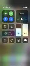 Control Center and 3D Touch pop-ups - Apple iPhone XS review