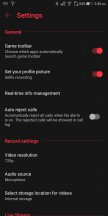 Game Center settings - Asus ROG Phone review
