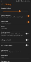 Display settings - Asus ROG Phone review
