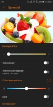 Splendid color settings - Asus ROG Phone review