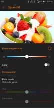 Splendid color settings - Asus ROG Phone review