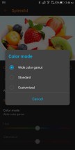 Splendid color settings - Asus ROG Phone review