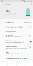 Battery menu - Asus Zenfone Max Pro M1 review