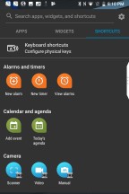 Shortcuts - Blackberry KEY2 review