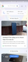 Launcher settings • App drawer setting • Home screen: Google feed - Honor View 20 review