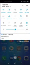 Quick toggles - Honor View 20 review