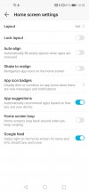 Launcher settings • App drawer setting • Home screen: 1 - Honor View 20 review