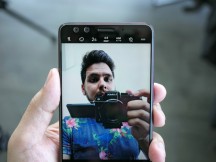 A couple of selfie cams on top - HTC U12+ hands-on review