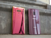 HTC U12+ next to the Galaxy S9+ - HTC U12+ hands-on review