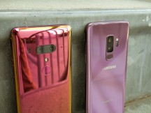 HTC U12+ next to the Galaxy S9+ - HTC U12+ hands-on review