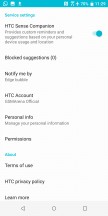 HTC Sense Companion app - HTC U12 Plus Review review