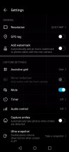 More settings in the camera app - Huawei Honor 10 Lite review
