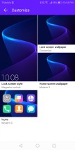 Theme elements - Huawei Honor View 10 review