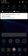 Notification shade - Huawei Honor View 10 review