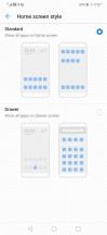 Homescreen styles - Huawei Mate 20 lite review