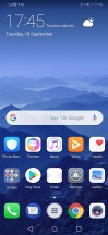 App drawer shortcut in the middle - Huawei Mate 20 lite review