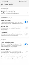 Fingerprint reader swipe gesture - Huawei P Smart 2019 review