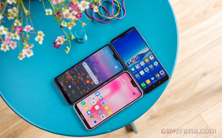 samsung a40 huawei p20 lite