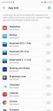 App lock - Huawei P20 review
