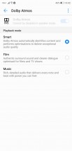 Music app: Dolby Atmos settings - Huawei P20 review