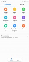 File manager - Huawei P20 review