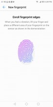 Enrolling a fingerprint - Huawei Y7 Prime (2018) review