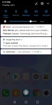 Notifications and quick toggles - Huawei Y7 Prime (2018) review
