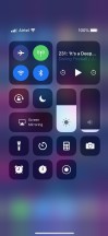 Control Center - iPhone XR review