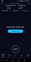 Representative speed test on Wi-Fi 802.11ac - LG V30S ThinQ long-term review