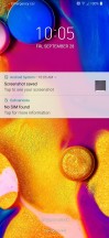 User interface: Lockscreen - LG V40 Thinq Hands On review