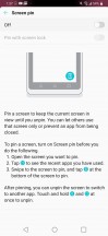 Screen pinning - LG V40 ThinQ review