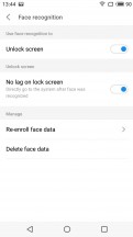 Face recognition - Meizu 15 review