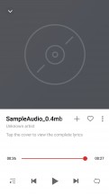 Music Player - Meizu 15 review