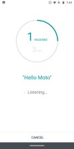 Moto Voice setup - Moto Z3 review
