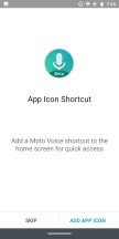 Moto Voice setup - Moto Z3 review