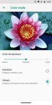 Color mode adjustment - Moto Z3 review