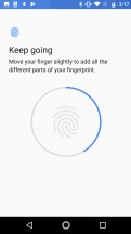 Registering a fingerprint - Motorola Moto G5S Plus review