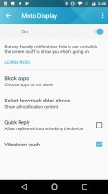 Moto display - Motorola Moto G5S Plus review