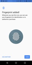 Registering a fingerprint - Motorola Moto G6 Plus review