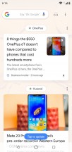 Google feed - Motorola One review