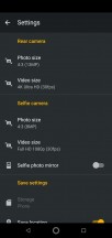 Camera settings - Motorola One review