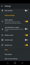 Camera settings - Motorola One review