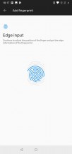 fingerprint enrollment - OnePlus 6 review