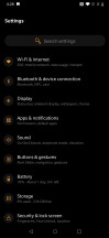 Settings - Oneplus 6t Mclaren Edition review