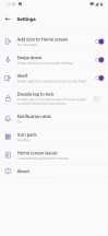 Launcher settings - OnePlus 6T review