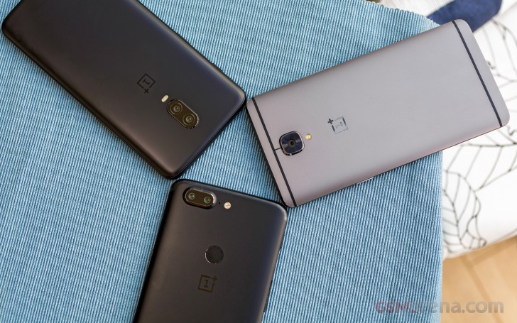 OnePlus 6T vs. 5T vs. 3T -  tests