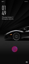 Lockscreen - Oppo Find X Lamborghini Edition review
