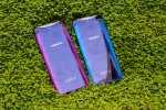 Find X in Glacier Blue and Bordeaux Red - Oppo Find X hands-on review